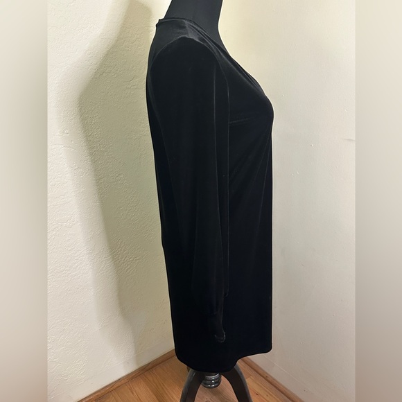 One State Nordstrom Velvet Dress Size Small Black - Picture 8 of 10